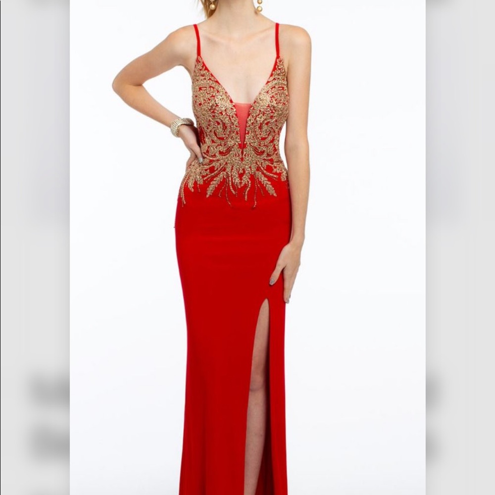 Beautiful Long Red Prom Dress